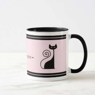 Retro Paris Chic Kitty Cat Mug
