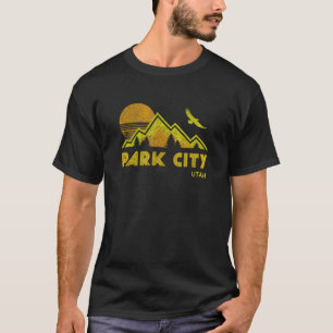 Retro Park City Utah Distressed Home Tee
