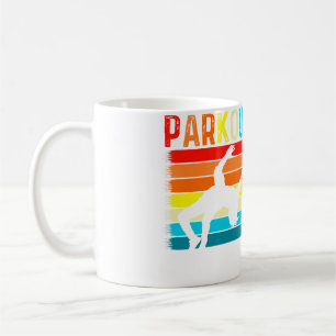 Retro Parkour Freerunning Gymnastic Parkour Gifts Coffee Mug