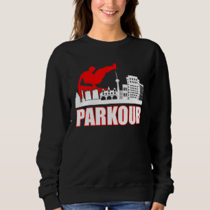 Retro Parkour Sport Climbing Bouldering Parkour Sweatshirt