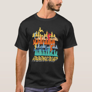 Retro Parkour Urban Freerunning Freestyle Freerunn T-Shirt