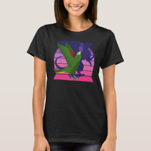 Retro Parrot I Dragon I Screaming Hahn's Macaw T-Shirt