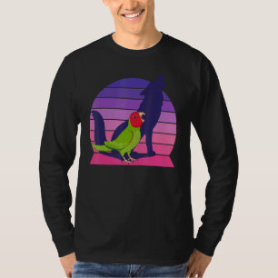 Retro Parrot I Howling Wolf I Screaming Red masked T-Shirt