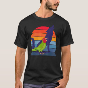 Retro Parrot I Howling Wolf I Screaming Red masked T-Shirt
