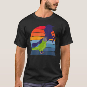 Retro Parrot I Unicorn I Screaming Dusky-headed Co T-Shirt