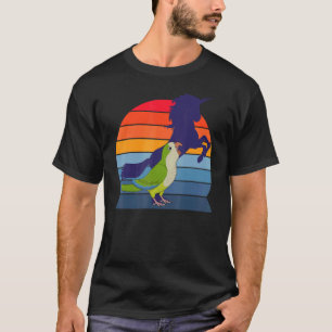 Retro Parrot I Unicorn I Screaming Green Quaker 1 T-Shirt