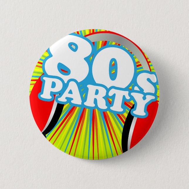 Retro Party 6 Cm Round Badge (Front)