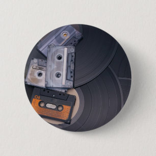 Retro Party 6 Cm Round Badge