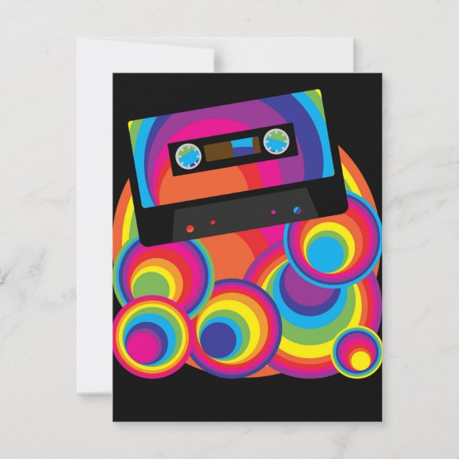 Retro Party Design Invitation (Front)