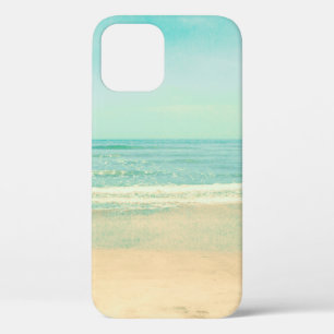 Retro Pastel Beachbeach,background,summer,vintage, iPhone 12 Case
