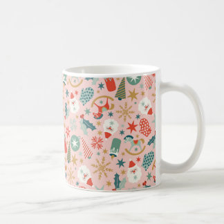 Retro Pastel Christmas  Coffee Mug