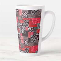 Retro Patchwork Floral Quilt Pattern