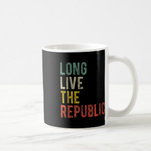 Retro Patriotic Usa Long Live The Republic Vintage Coffee Mug