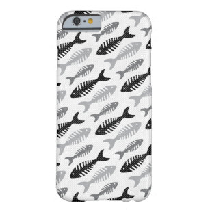 Retro Pattern 1950s Seafood Restaurant Fishbone Barely There iPhone 6 Case