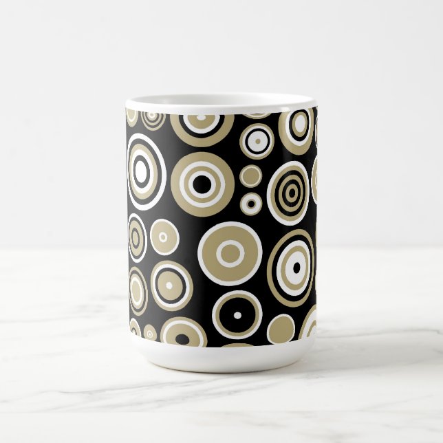 Retro Pattern Abstract Art - Mug (Center)