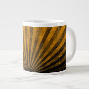 Retro pattern background large coffee mug