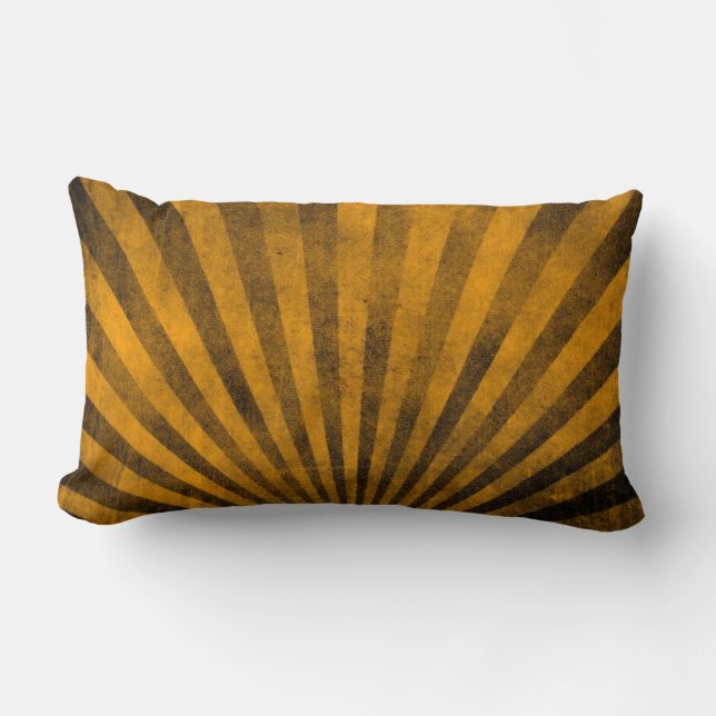 Retro pattern background lumbar cushion (Front)