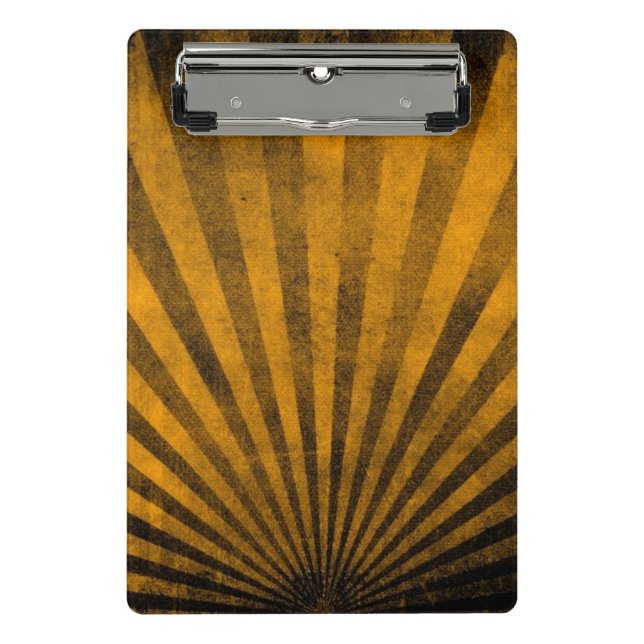 Retro pattern background mini clipboard (Front)
