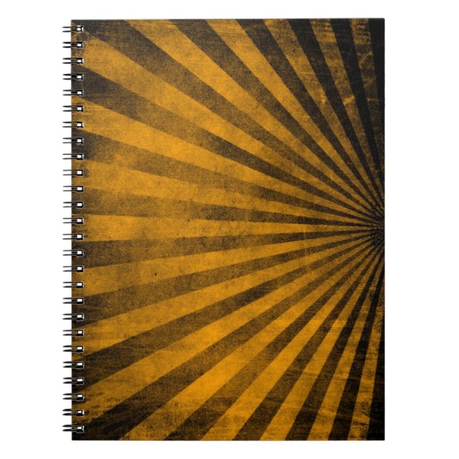 Retro pattern background notebook (Front)