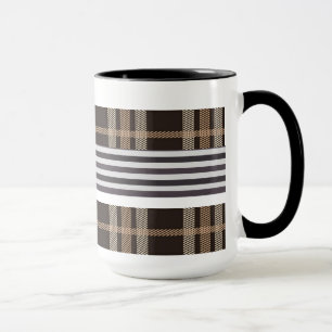 Retro pattern coffee mug