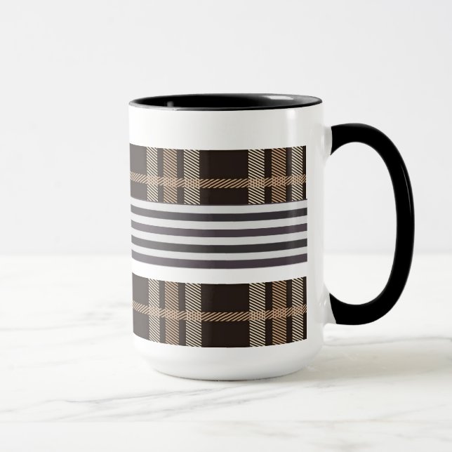 Retro pattern coffee mug (Right)