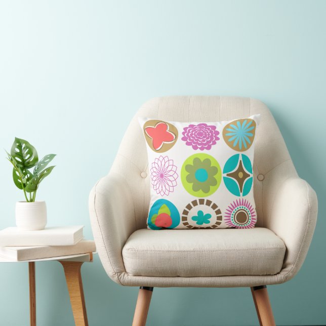 Retro Pattern Cushion (Chair)