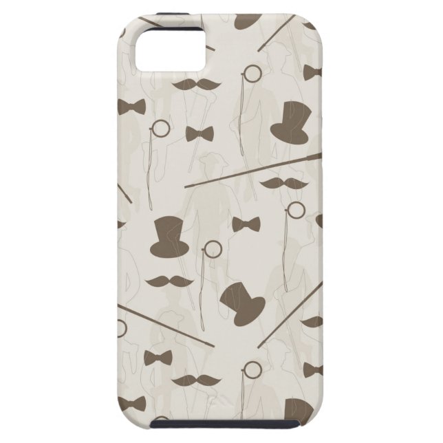 Retro pattern for man 2 Case-Mate iPhone case (Back)