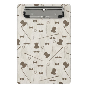 Retro pattern for man 2 mini clipboard