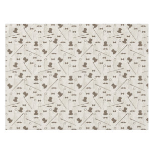 Retro pattern for man 2 tablecloth