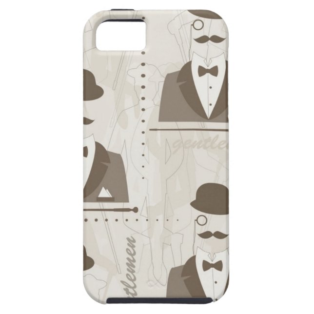 Retro pattern for man Case-Mate iPhone case (Back)