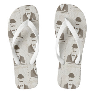 Retro pattern for man thongs