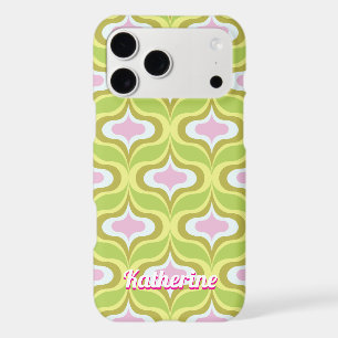 Retro Pattern Green iPhone Case