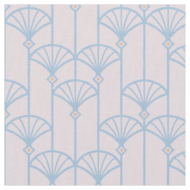 Retro pattern in Art deco style. Fabric (Close Up)