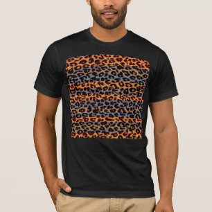Retro pattern leopard fur texture T-Shirt