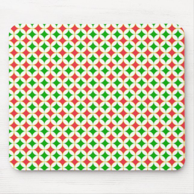 Retro Pattern Mouse Pad (Front)