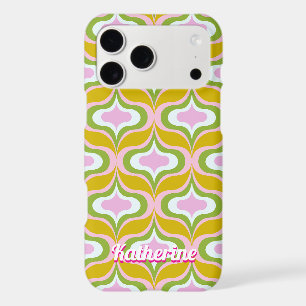 Retro Pattern Orange Yellow