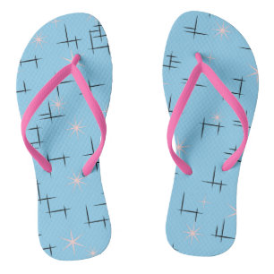 Retro Pattern Thongs