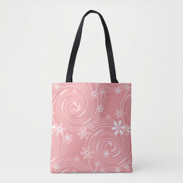 Retro pattern tote bag (Front)