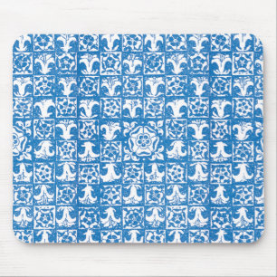 Retro Pattern Vintage Tarot Card Back Mouse Pad
