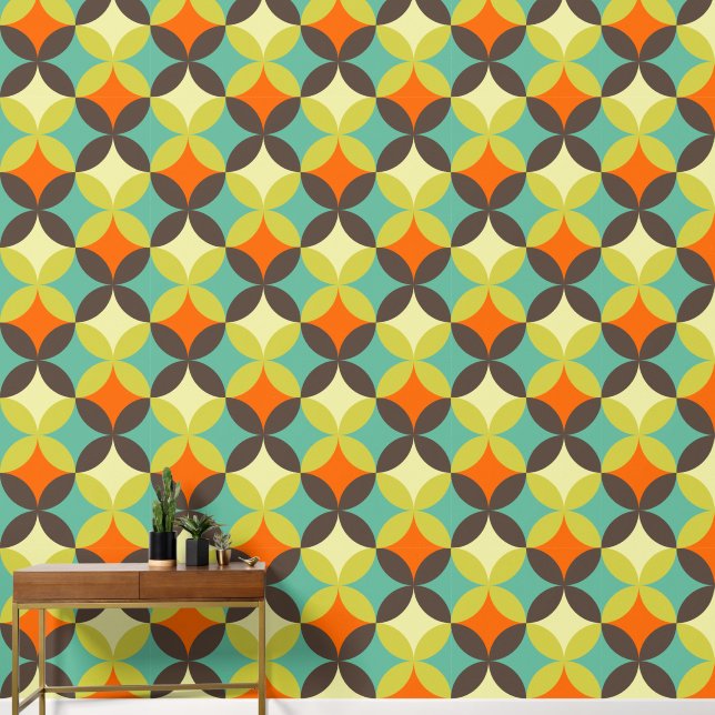 Retro pattern wallpaper (Hallway)
