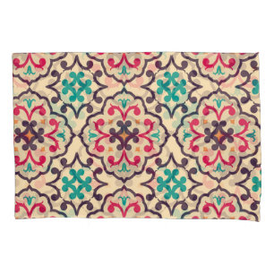 Retro pattern: wallpaper, textile design pillowcase