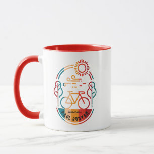 Retro Paul Bunyan Bike Trail Mug