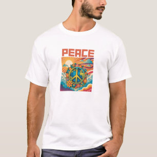 Retro Peace Graphic Shirt