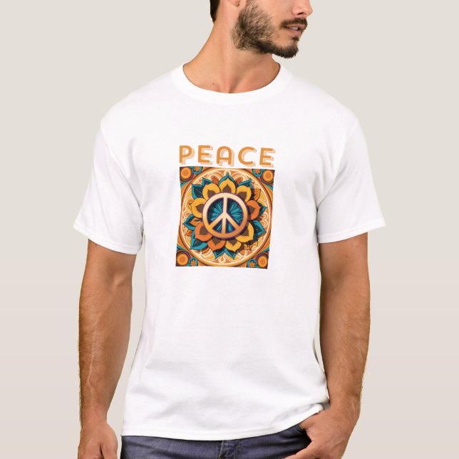 Retro Peace Graphic Shirt (Front)