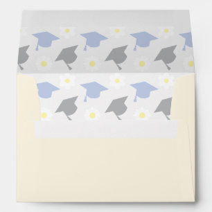 Retro Peach Graduation Envelope