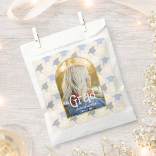 Retro Peach Graduation Favour Bag