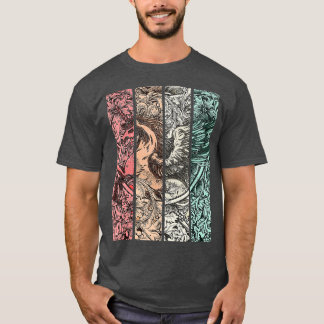 Retro Pegasus Horse  Greek Mythology Pagan T-Shirt