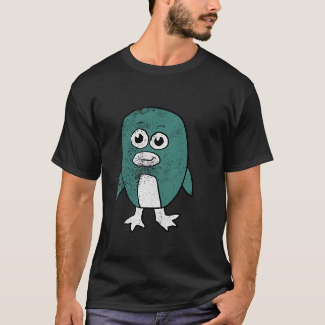 Retro Penguin T-Shirt (Front)