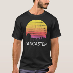 Retro Pennsylvania Lancaster Skyline Vintage Urban T-Shirt