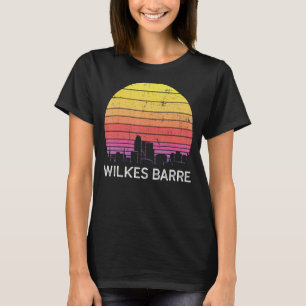 Retro Pennsylvania Wilkes Barre Skyline Vintage Ur T-Shirt